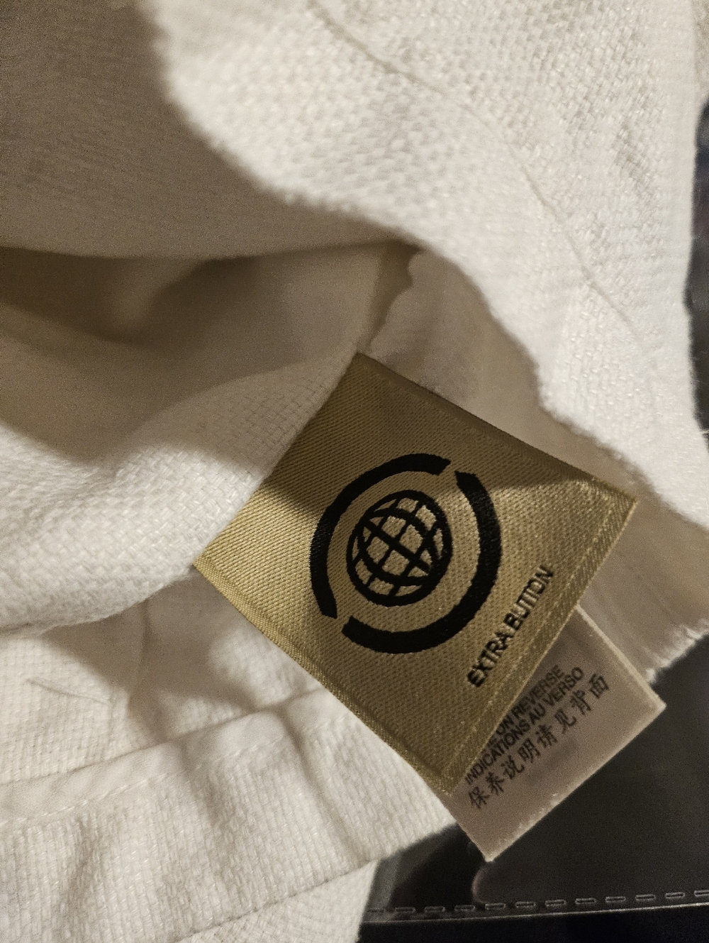 Max Studio Shirt Womens 12 Small White Linen Long Sleeve VNeck Blazer Breathable - Picture 5 of 7